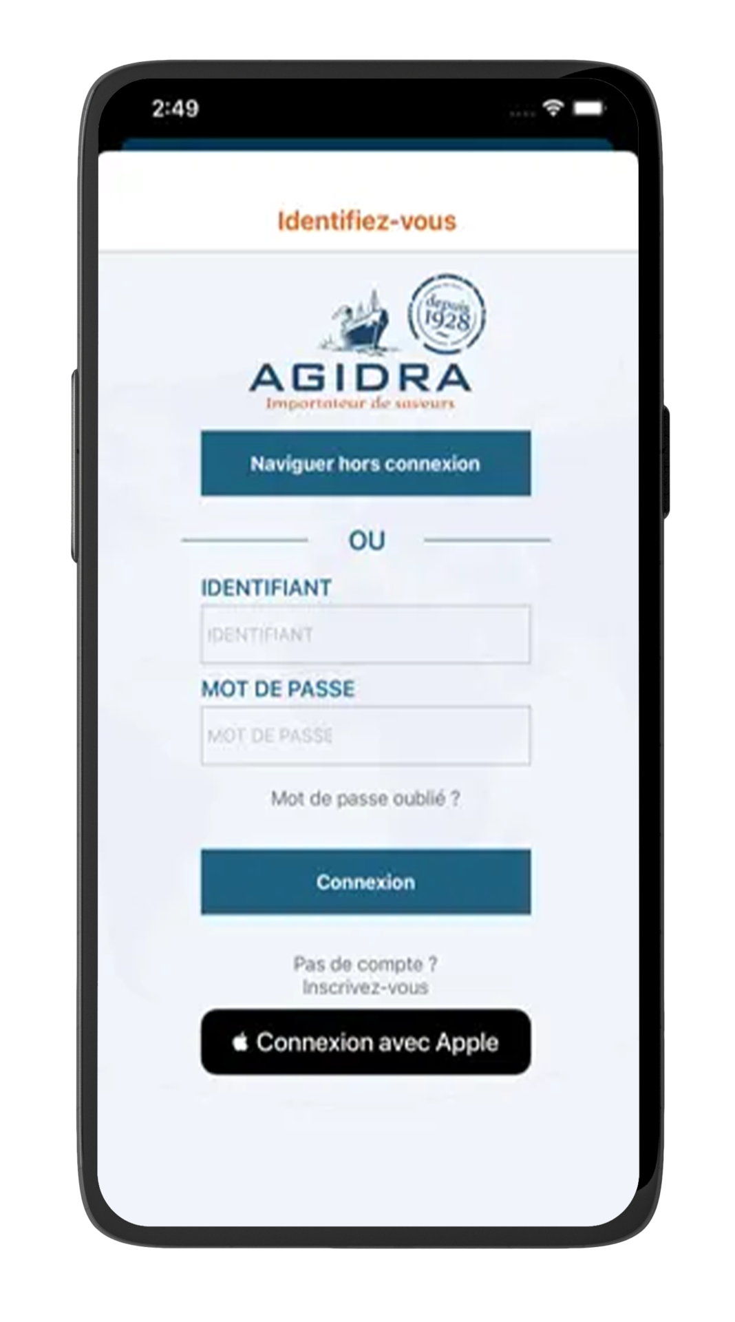 Création d'une application iOS & Android
