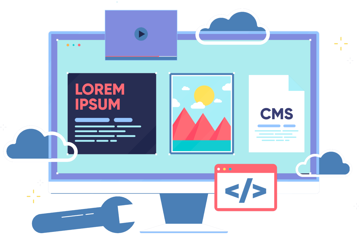 Créer son site internet à partir du CMS WordPress avec Diagram