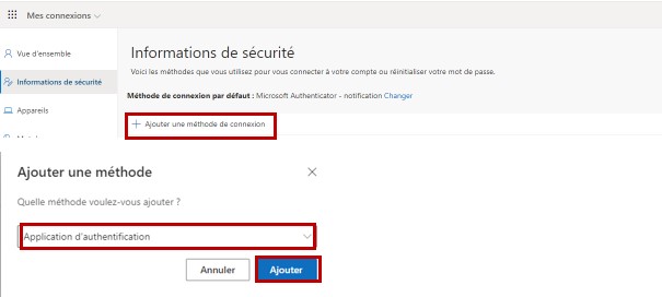infos securite compte office