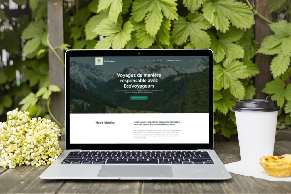 site web éco responsable exemple WordPress