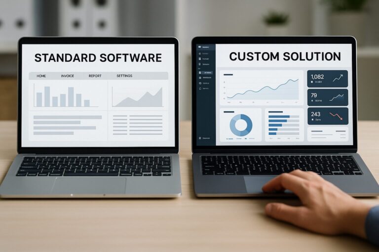 développement logiciel sur mesure ou standard