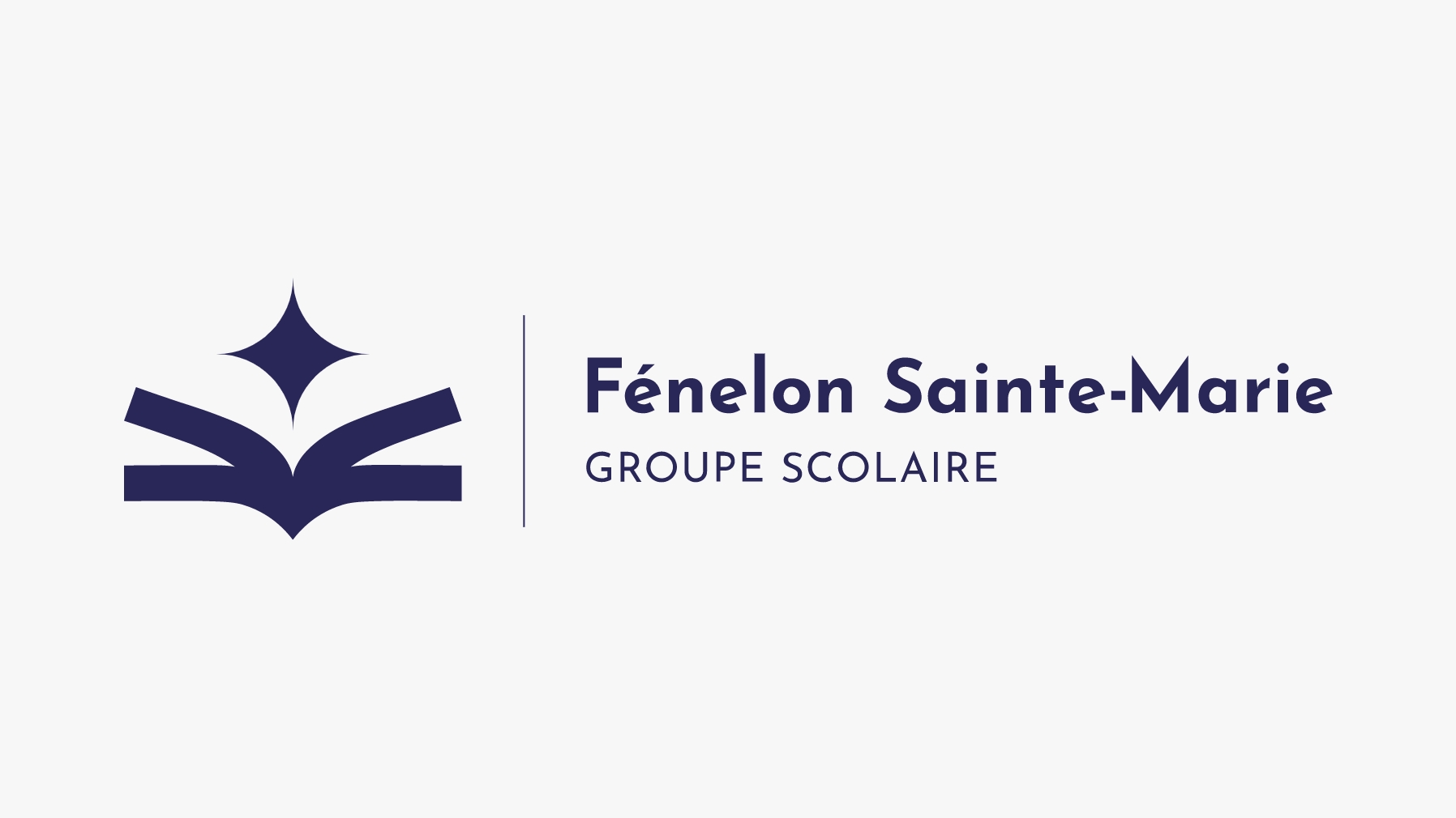 Nouveau logotype Fénelon Sainte-Marie Groupe Scolaire – refonte identité visuelle