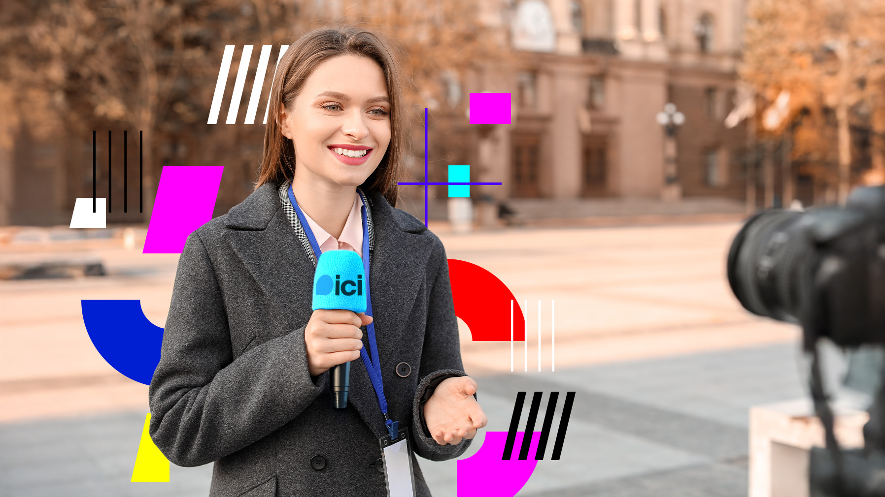 mockup presentatrice